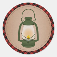 Lanterne de Camping Vert Plaid