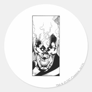 Sticker Rond Lanterne noire