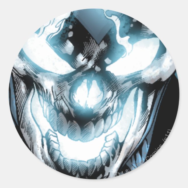 Sticker Rond Lanterne noire - Couleur (Devant)