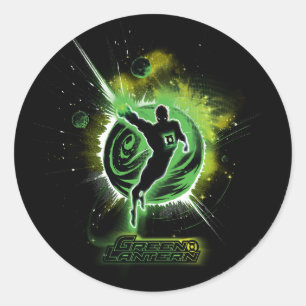 Sticker Rond Lanterne verte - EO
