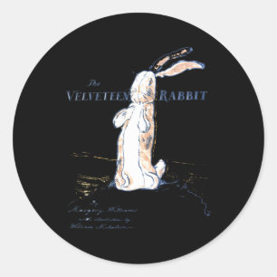 Sticker Rond Lapin farci Le Lapin Velven Margery Williams