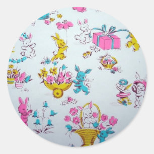 Sticker Rond Lapin lapin PeterEaster
