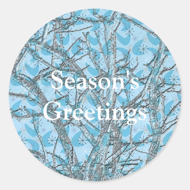 STICKER ROND L'ARBRE DE NOËL (Devant)