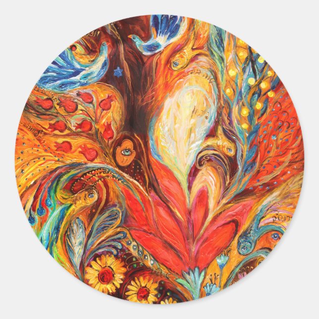 Sticker Rond L'Arbre De Vie (Devant)