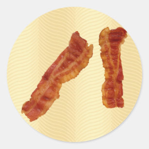 Sticker Rond Lard croustillant