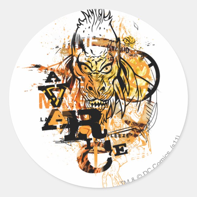 Sticker Rond Larfleeze - Agent Orange 11 (Devant)