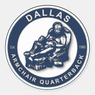 Sticker Rond L'ARMCHAIR QB - Dallas