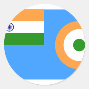 Sticker Rond L'armée de l'air indienne, Inde