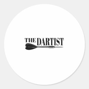 Sticker Rond L'artiste Dartist Dart