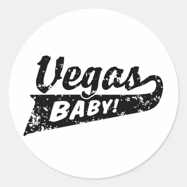 Sticker Rond Las Vegas (Devant)