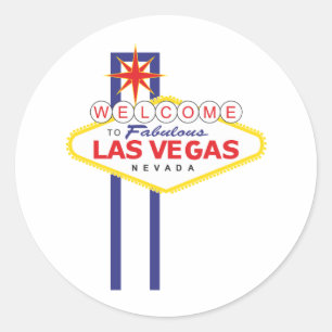 Sticker Rond las vegas