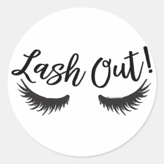 Sticker Rond Lash Out Eyelashes Lash Salon Artiste de maquillag