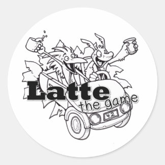 Sticker Rond Latte