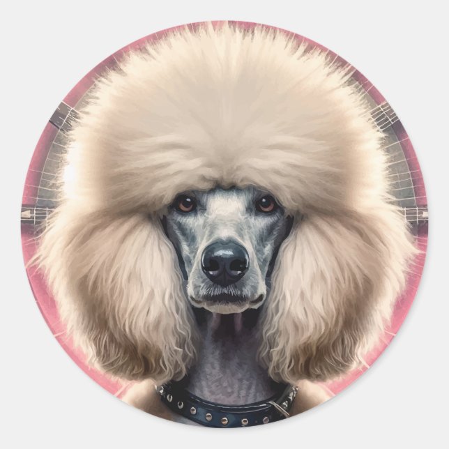 Sticker Rond Latte Mug (Devant)