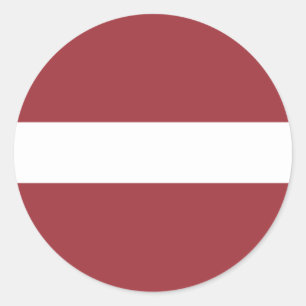 Sticker Rond latvia