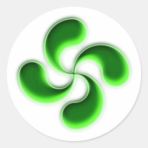 Sticker Rond lauburu