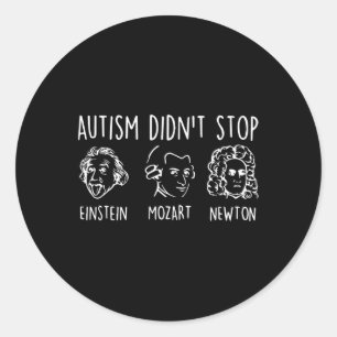 Sticker Rond L'autisme n'a pas empêché la Sensibilisation sur l