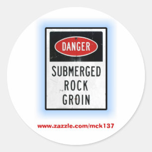 Sticker Rond L'autocollant A.T.G de BSN Bodysurfing Apparel