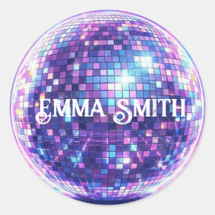 Sticker Rond L'autocollant boule de disco