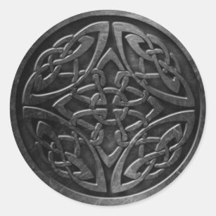 Sticker Rond L'autocollant celtique du symbole 2, 3 s'avancent