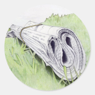 Sticker Rond L'autocollant des nouvelles