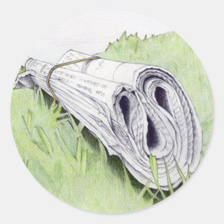 Sticker Rond L'autocollant des nouvelles