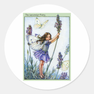 Sticker Rond Lavande de Fairy