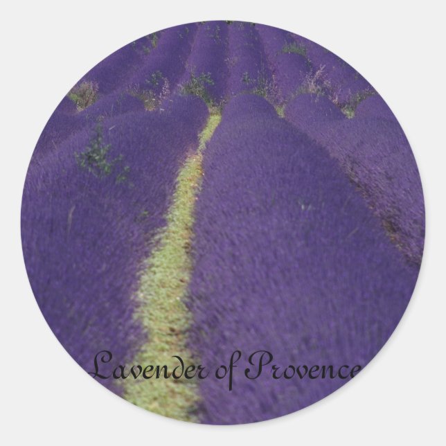 Sticker Rond Lavande de Provence (Devant)