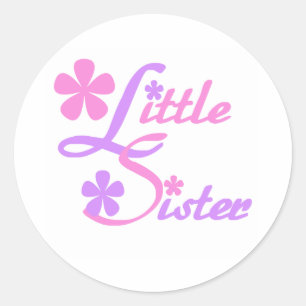 Sticker Rond Lavande et soeur de rose petite