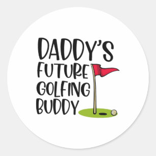 Sticker Rond L'avenir de Daddy Golfing Buddy 1