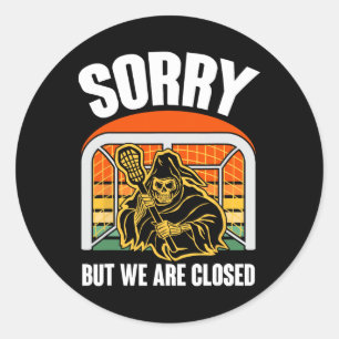 Sticker Rond Lax Goalie Lacrosse Goalie Lacrosse