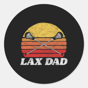 Sticker Rond Lax Papa Vintage X Sticks croisés Suns 80s