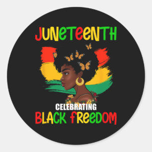 Sticker Rond Le 11° anniversaire de la Journée de la liberté de