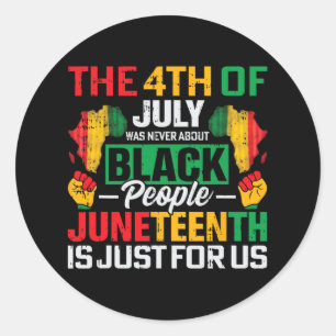 Sticker Rond Le 11° anniversaire de l'histoire noire de l'Afriq