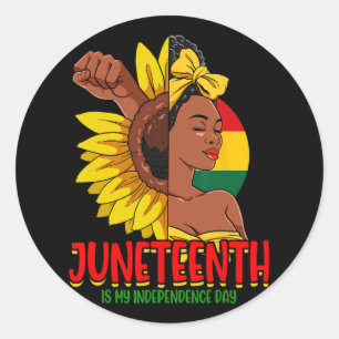 Sticker Rond Le 11 Juillet C'Est Mon Jour D'Indépendance Les Fe