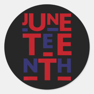 Sticker Rond Le 11 juin est mon Jour de l'Indépendance 1865 4 j