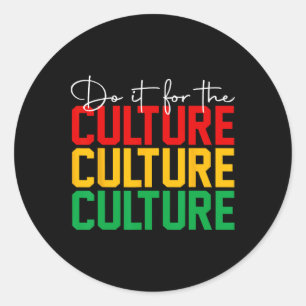 Sticker Rond Le 11 Juin Le Faire Pour La Culture Black Freedom