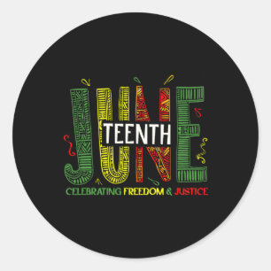 Sticker Rond Le 11° Jury Célèbre La Liberté Et La Justice Des N