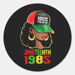 Sticker Rond Le 12° anniversaire de la Journée africaine de la 