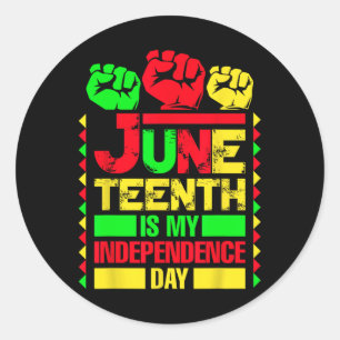 Sticker Rond Le 18e siècle Accentue l'histoire afro-américaine