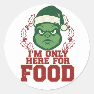 Sticker Rond Le Badge de Noël Laid d'Honneur 🎄☠️