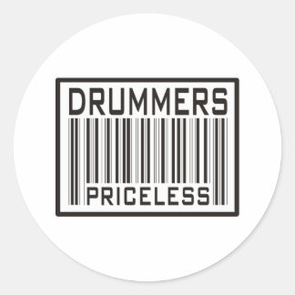 Sticker Rond Le batteur n'a pas de prix