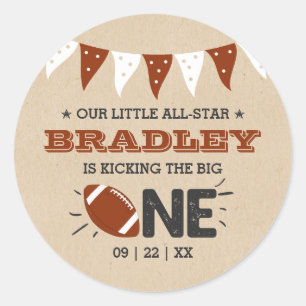 Sticker Rond Le Big One   Football 1er anniversaire