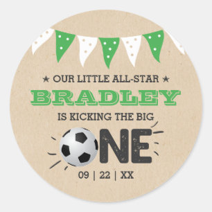 Sticker Rond Le Big One   Football 1er anniversaire