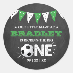 Sticker Rond Le Big One   Football 1er anniversaire