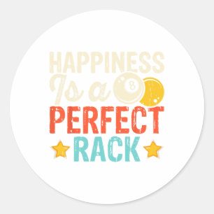 Sticker Rond Le Bonheur Est Un Rack Parfait 3
