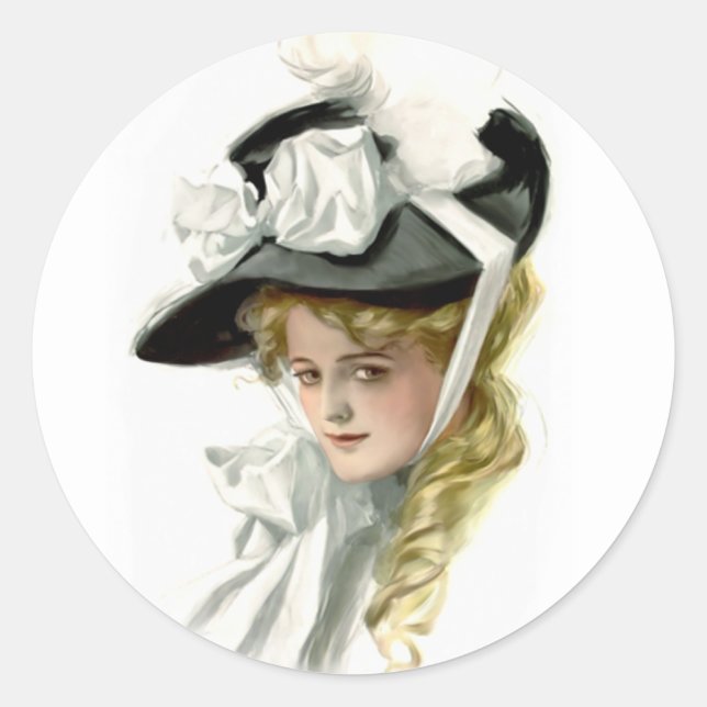 Sticker Rond Le Bonnet noir (Devant)
