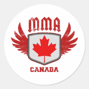 Sticker Rond Le Canada