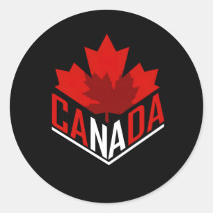 Sticker Rond Le Canada pour les Canadiens