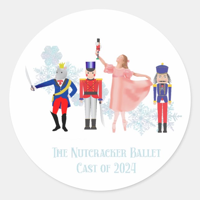 Sticker Rond Le Cast Nutcracker 2024 (Devant)